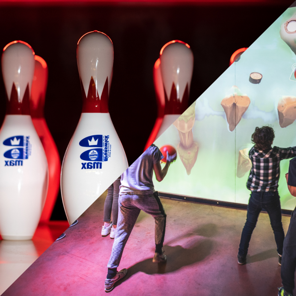 1 uur bowlen + 3 interactive games
