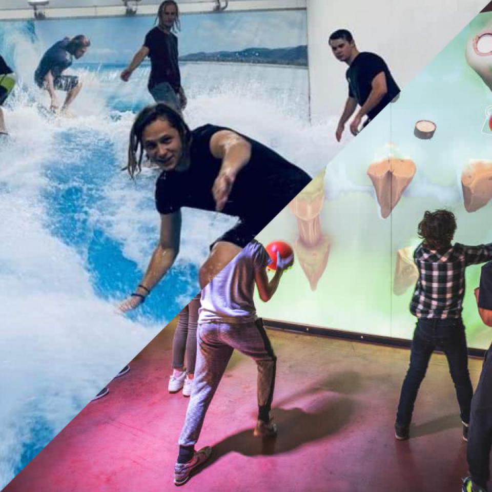 area 53 antwerpen 1 sessie surf + 3 interactieve games